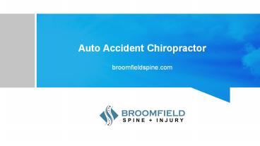 Auto Accident Chiropractor