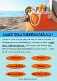 ESSENTIALS TO BRING ON BEACH PowerPoint PPT Presentation
