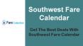 Southwest Fare Calendar (1) PowerPoint PPT Presentation