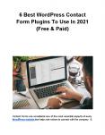 6 Best WordPress Contact Form Plugins To Use In 2021 (Free & Paid) PowerPoint PPT Presentation