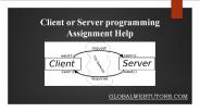 Client or server programming assignment help globalwebtutors