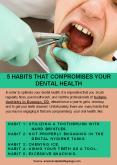 5 HABITS THAT COMPROMISES YOUR DENTAL HEALTH PowerPoint PPT Presentation