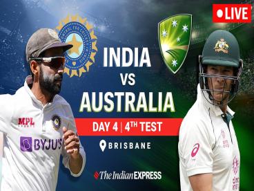 Live India vs Australia 4th Test Live Cricket Score Online Day 4 Updates: