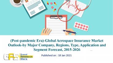 (Post-pandemic Era)-Global Aerospace Insurance Market Outlook-by Major Company, Regions, Type, Application and Segment Forecast, 2015-2026