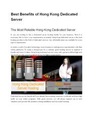 Hong Kong Dedicated Server - Onlive Server