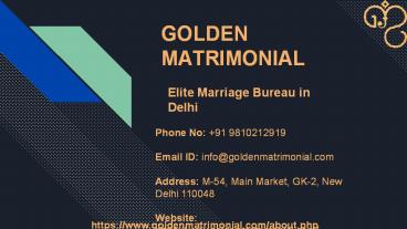 Best Elite Marriage Bureau