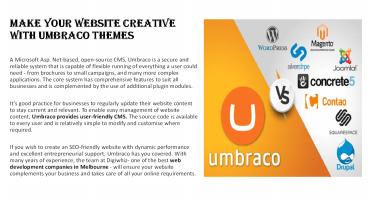 Make your Website Creative with Umbraco Themes