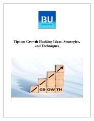 Tips on Growth Hacking Ideas, Strategies, and Techniques (1)