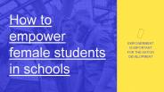 Why women empowerment is important