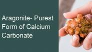 Aragonite - Purest Form of Calcium Carbonate