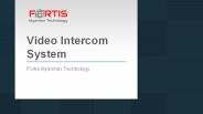 Video intercom | Network Myanmar