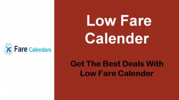 Low Fare Calender (1)