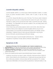 Juvenile idiopathic arthritis