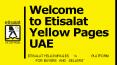 Etisalat Yellow Pages UAE | Best b2b Portal In UAE PowerPoint PPT Presentation