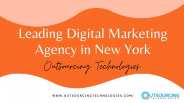 Leading Digital Marketing Agency in New York
