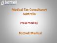 Medical Tax Consultancy Service Australia PowerPoint PPT Presentation