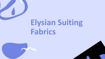 Elysian Shirting Fabrics - Elysian Fashion