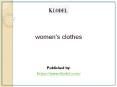 women's clothes PowerPoint PPT Presentation
