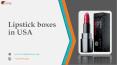 Printed Personalized Branded Lipstick boxes in USA