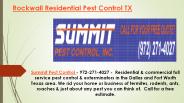 Rockwall Residential Pest Control TX