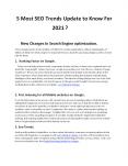 5 Most SEO Trends Update to Know For 2021 ? PowerPoint PPT Presentation