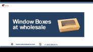 Window boxes and Point of Sale Material in UK