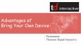 Bring your own device - TDI Learning PowerPoint PPT Presentation