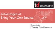 Bring your own device - TDI Learning