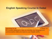 English Speaking Course In Dubai