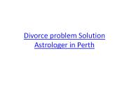 Divorce problem Solution Astrologer in Perth