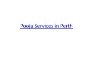 Pooja Services in Perth
