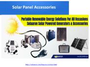 Solar Panel Accessories