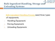 Bulk Ingredients Handling Systems | Process Systems - Barnummech USA