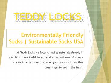 Environmentally Friendly Socks | Sustainable Socks USA