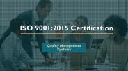 ISO 9001: 2015 Certification