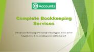 Bookkeeping Services by eAccounts