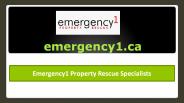 Water Damage Cleanup | emergency1 Property Rescue