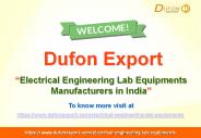 Electrical Engineering Lab Equipments Manufacturers in India