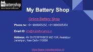 Best Online Battery Shop in India