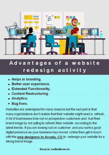 PPT – Advantages of a website redesign activity PowerPoint presentation ...
