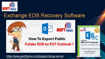 Exchange EDB Recovery Software