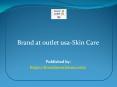 Skin Care PowerPoint PPT Presentation