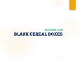 cereal box blank PowerPoint PPT Presentation