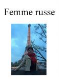 Femme russe PowerPoint PPT Presentation