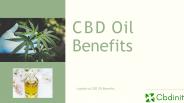 Benefits of CBD Oil
