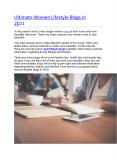 Ultimate Women Lifestyle Blogs in 2021 PowerPoint PPT Presentation