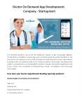 Doctor On Demand App Development Company - Startupmart PowerPoint PPT Presentation