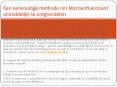 Herstellen Microsoft Account Online tijdbesparende serviceprovider PowerPoint PPT Presentation