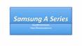 Samsung Galaxy A Series PowerPoint PPT Presentation