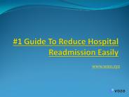 #1 Guide To Reduce Hospital Readmission Easily